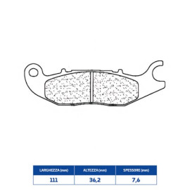 SET PASTIGLIE FRENO CL BRAKES 1148XBK5