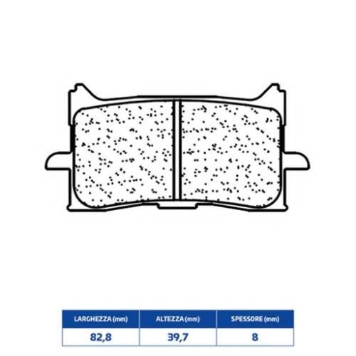 SET PASTIGLIE FRENO CL BRAKES 1245XBK5