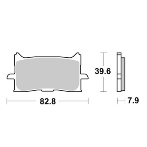 SET PASTIGLIE FRENO SBS 940HS