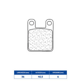 SET PASTIGLIE FRENO CL BRAKES 3015MSC