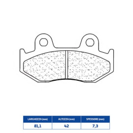 CL Brakes PASTIGLIA FRENO ANTERIORE