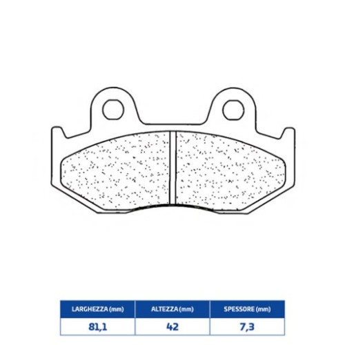 SET PASTIGLIE FRENO CL BRAKES 2451S4