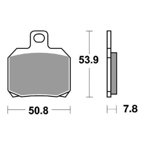 SET PASTIGLIE FRENO SBS 730RQ