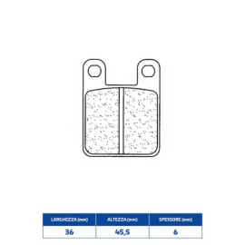 SET PASTIGLIE FRENO CL BRAKES 2377EN10