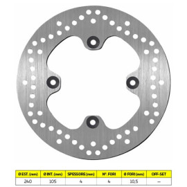 DISCO FRENO SBS 5167