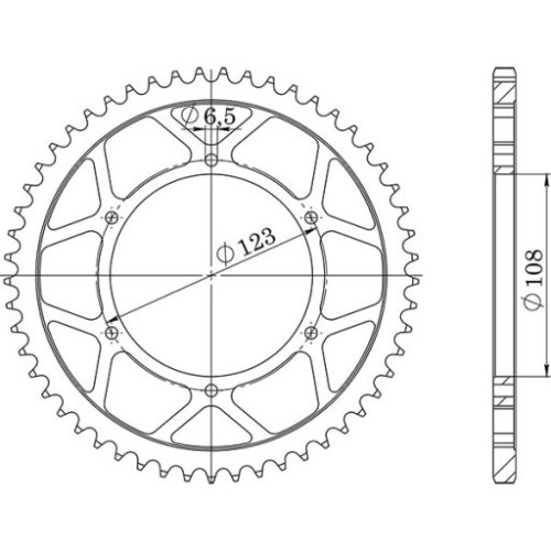 CORONA IN ACCIAIO P420 - Z53 (DIS.92114)