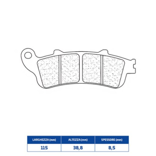CL Brakes PASTIGLIA FRENO ANTERIORE