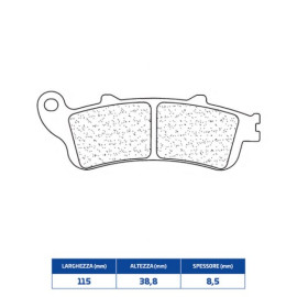 SET PASTIGLIE FRENO CL BRAKES 3026MSC