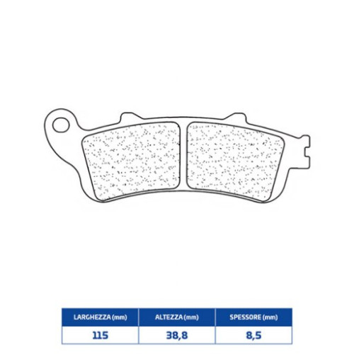 SET PASTIGLIE FRENO CL BRAKES 3026MSC