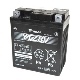 BATTERIA YUASA YTZ8V 12V-7AH (SIGILLATA ATTIVATA - FACTORY SEALED)