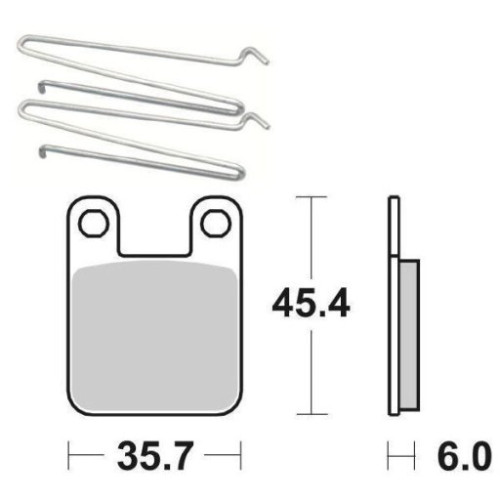 SET PASTIGLIE FRENO SBS 188HF