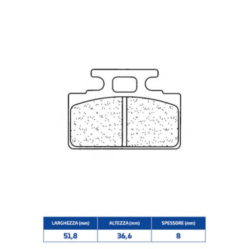 SET PASTIGLIE FRENO CL BRAKES 2287RX3