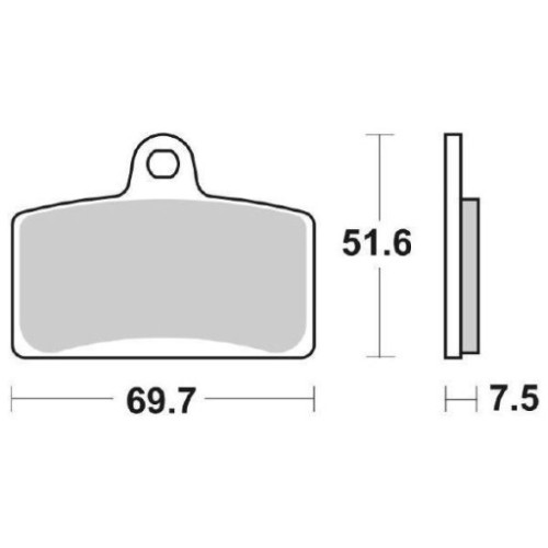 SET PASTIGLIE FRENO SBS 189MS