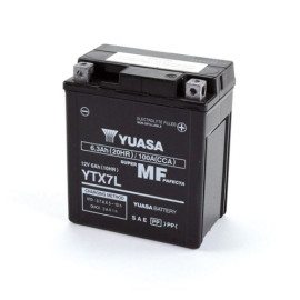 BATTERIA YUASA YTX7L 12V-6AH (SIGILLATA ATTIVATA - FACTORY SEALED)