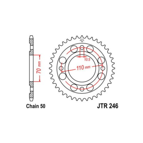 CORONA IN ACCIAIO P530 - Z41 (DIS.10402)