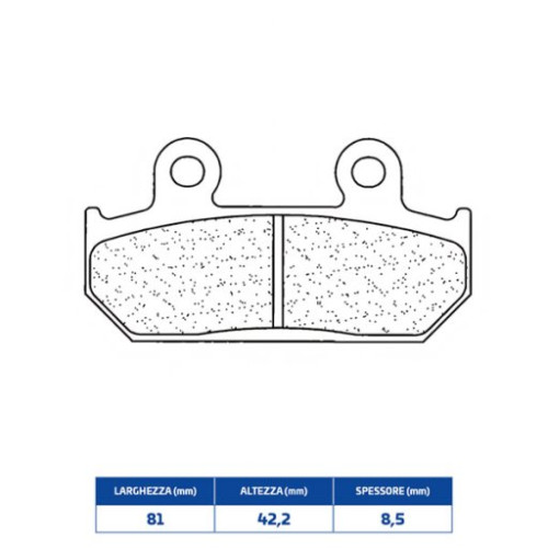 CL Brakes PASTIGLIA FRENO ANTERIORE