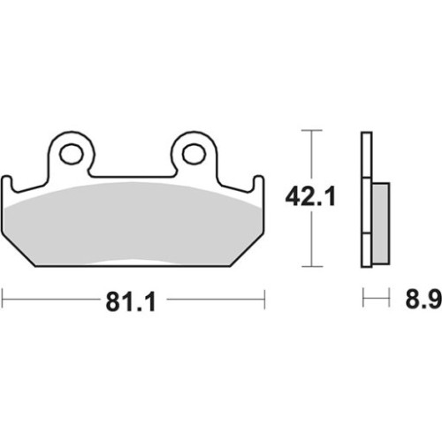 SET PASTIGLIE FRENO SBS 593RST