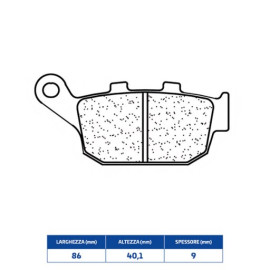 SET PASTIGLIE FRENO CL BRAKES 1250RX3