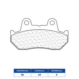 SET PASTIGLIE FRENO CL BRAKES 3017MSC