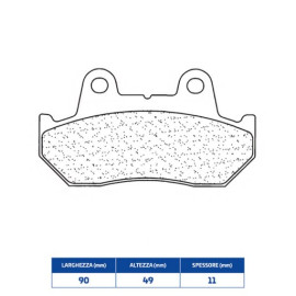 SET PASTIGLIE FRENO CL BRAKES 3011MSC