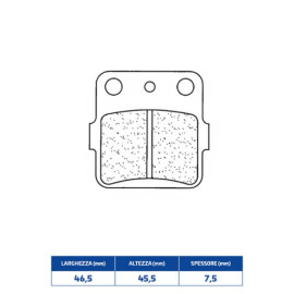 SET PASTIGLIE FRENO CL BRAKES 2328X59