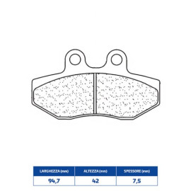 SET PASTIGLIE FRENO CL BRAKES 1146XBK5