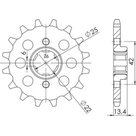 PIGNONE P525 - Z15 (DIS.20404)