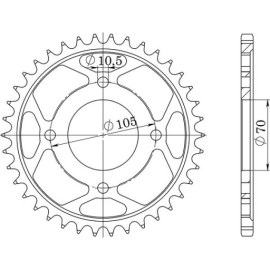CORONA IN ACCIAIO P530 - Z34 (DIS.10401)