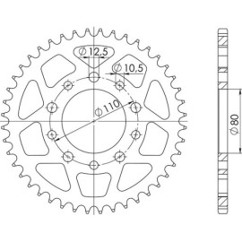 CORONA IN ACCIAIO P525 - Z41 (DIS.10504)