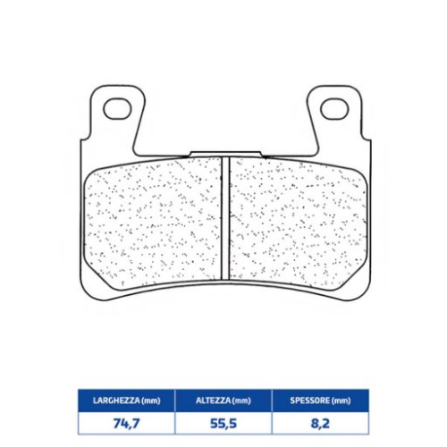 SET PASTIGLIE FRENO CL BRAKES 2711XBK5