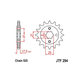 PIGNONE P525 - Z15 (DIS.20513)