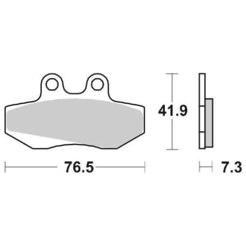 SET PASTIGLIE FRENO SBS 652HF