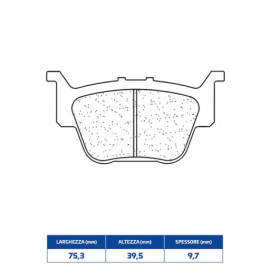 SET PASTIGLIE FRENO CL BRAKES 1140X59