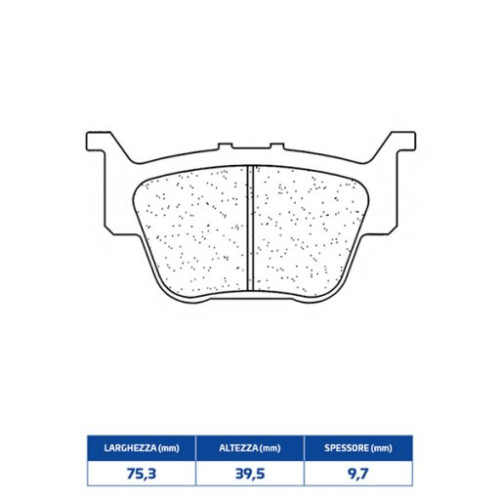 SET PASTIGLIE FRENO CL BRAKES 1140X59