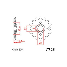 PIGNONE P525 - Z16 (DIS.20404)