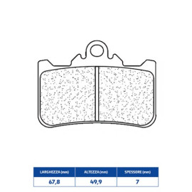 CL Brakes PASTIGLIA FRENO ANTERIORE SX