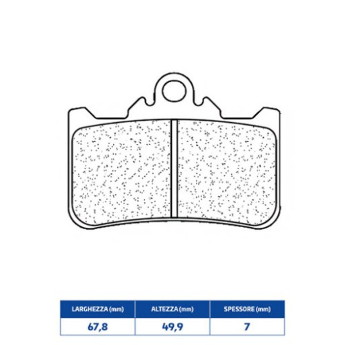 CL Brakes PASTIGLIA FRENO ANTERIORE SX