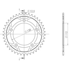 CORONA IN ACCIAIO P520 - Z41 (DIS.00008)