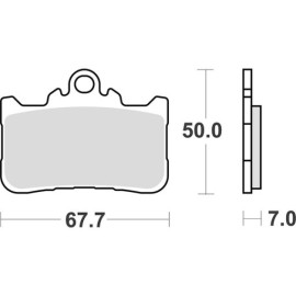 SET PASTIGLIE FRENO SBS 994HS