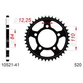 CORONA AFAM IN ACCIAIO P520 - Z41 (DIS.10521)