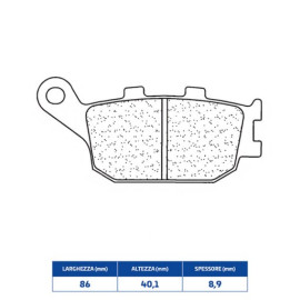SET PASTIGLIE FRENO CL BRAKES 2296RX3