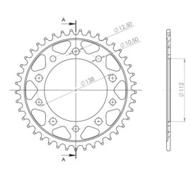 CORONA IN ACCIAIO P525 - Z41 (DIS.10613)