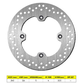 DISCO FRENO SBS 5027