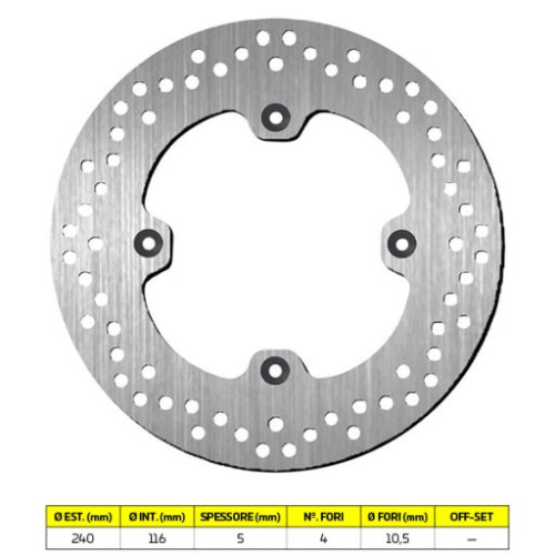 DISCO FRENO SBS 5027