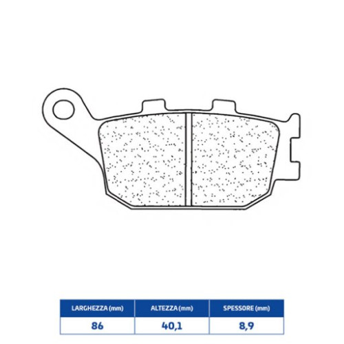 SET PASTIGLIE FRENO CL BRAKES 2296S4