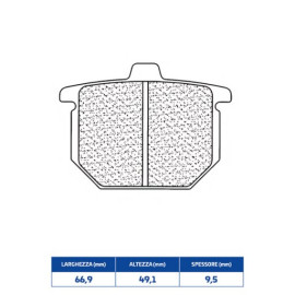 SET PASTIGLIE FRENO CL BRAKES 2814S4