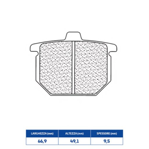 SET PASTIGLIE FRENO CL BRAKES 2814RX3