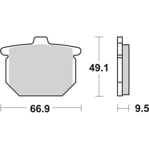 SET PASTIGLIE FRENO SBS 517DCC