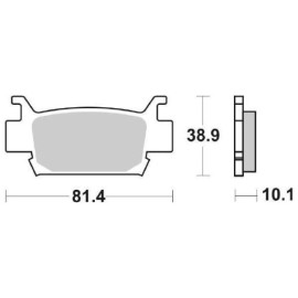 SET PASTIGLIE FRENO SBS 829SI