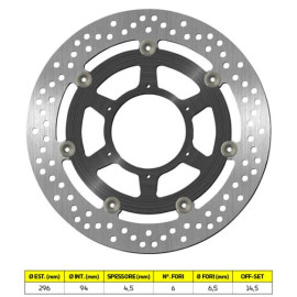 DISCO FRENO SBS 5168A